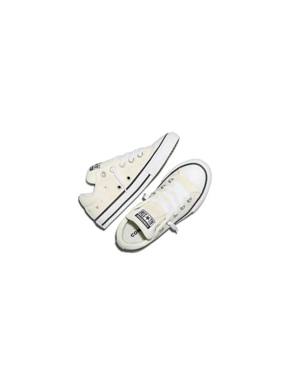 Converse Kids' Street Ox Low Top Sneakers - Cream 4